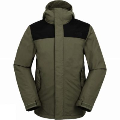 The North Face Mens Meloro Parka Burnt Olive Green The North Face Mens Meloro Parka Burnt Olive Green